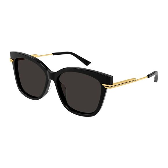 NEW BOTTEGA VENETA BV1296SA 001 SUNGLASSES WOMEN BLACK CAT EYE EYEWEAR main image 4